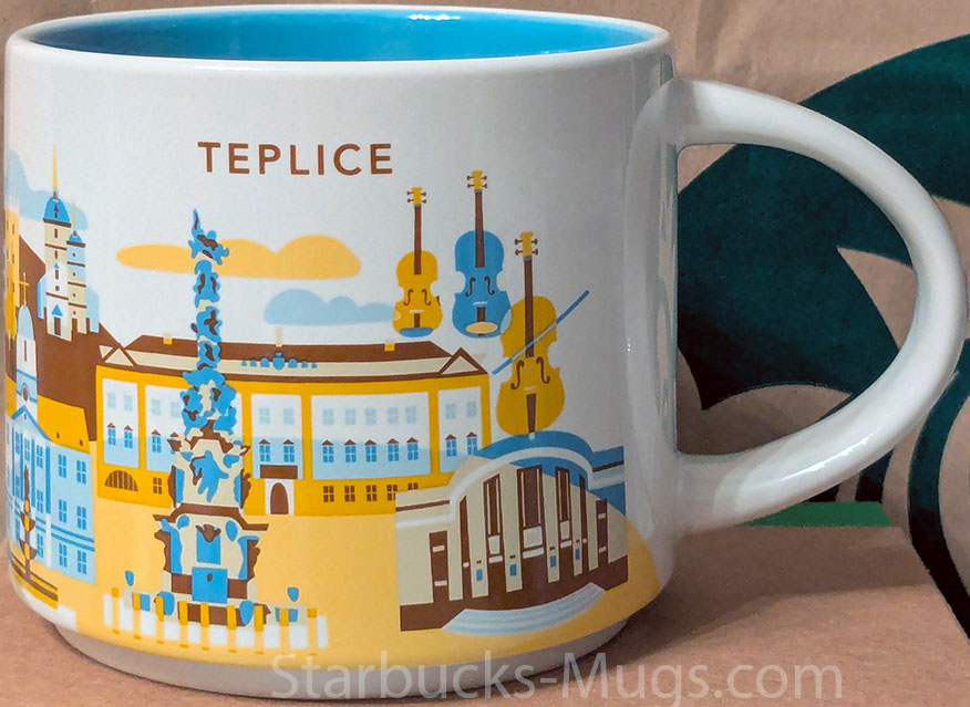 Starbucks You Are Here Teplice mug